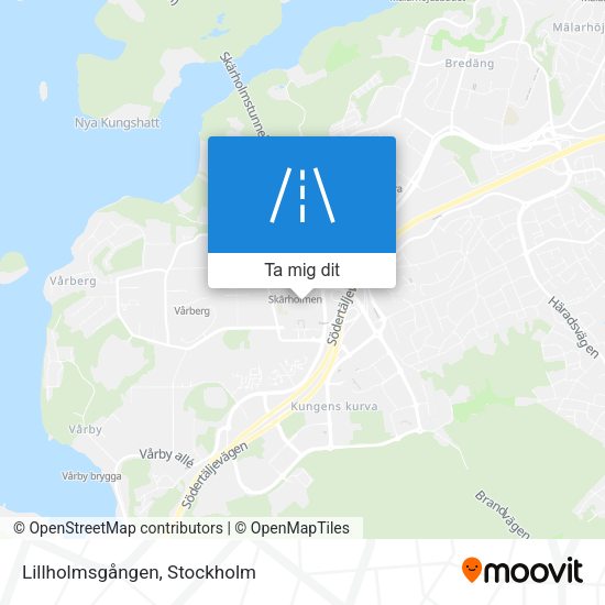 Lillholmsgången karta