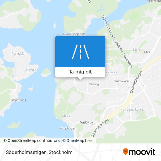 Söderholmsstigen karta