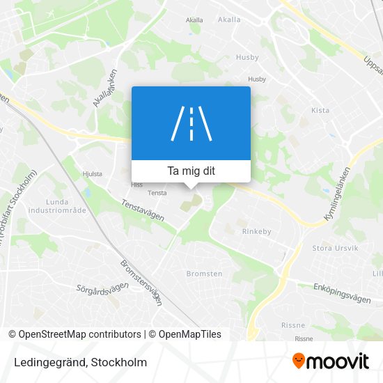 Ledingegränd karta