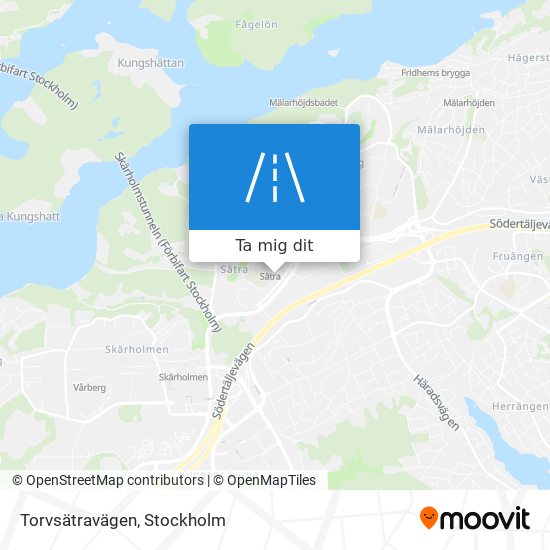 Torvsätravägen karta