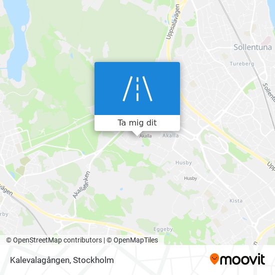 Kalevalagången karta