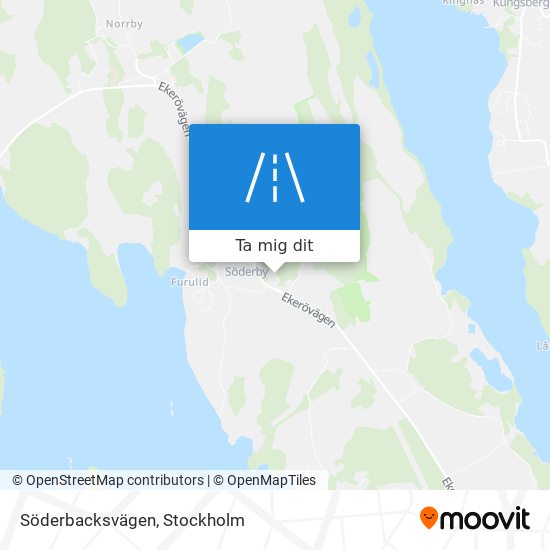 Söderbacksvägen karta