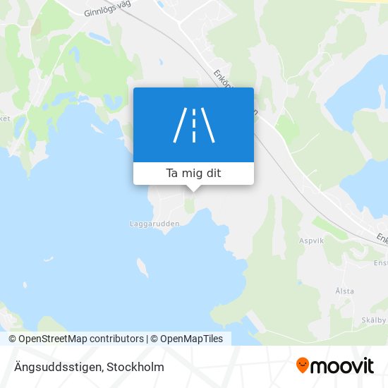 Ängsuddsstigen karta