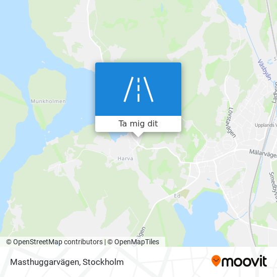 Masthuggarvägen karta