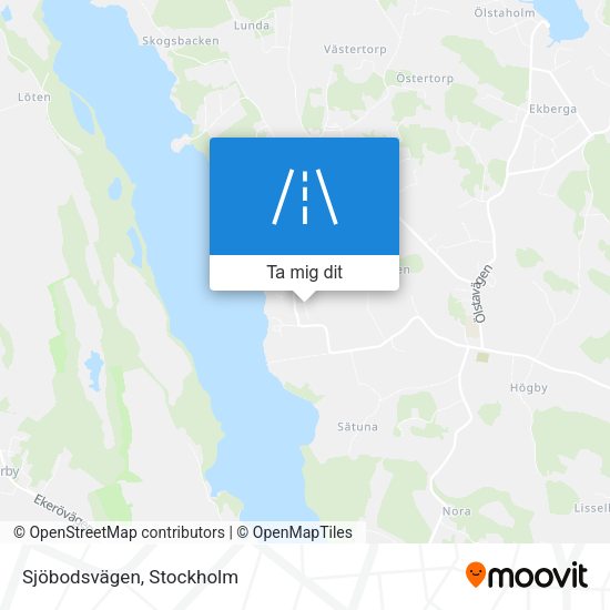 Sjöbodsvägen karta