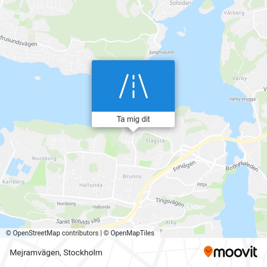 Mejramvägen karta