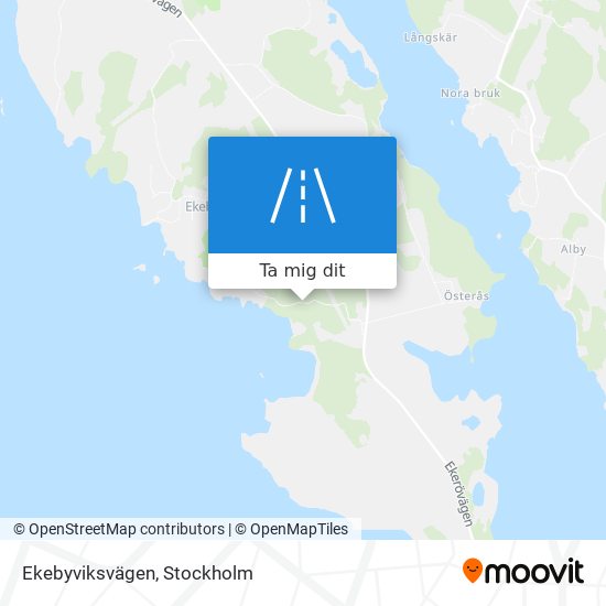 Ekebyviksvägen karta