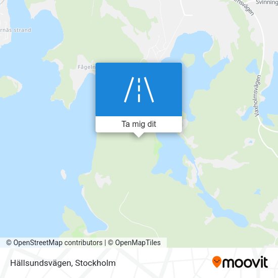 Hällsundsvägen karta