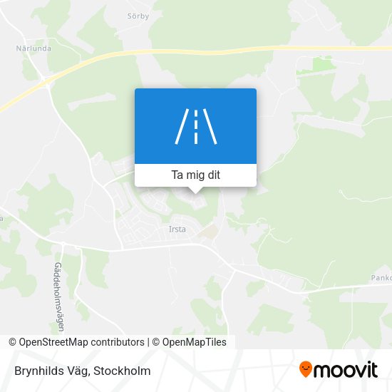Brynhilds Väg karta