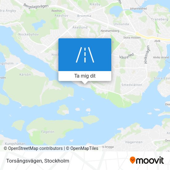 Torsångsvägen karta