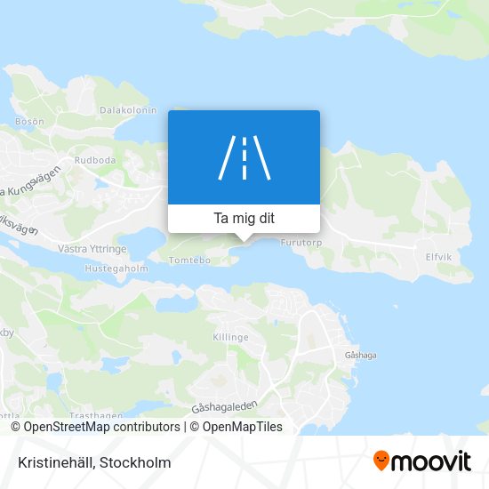 Kristinehäll karta