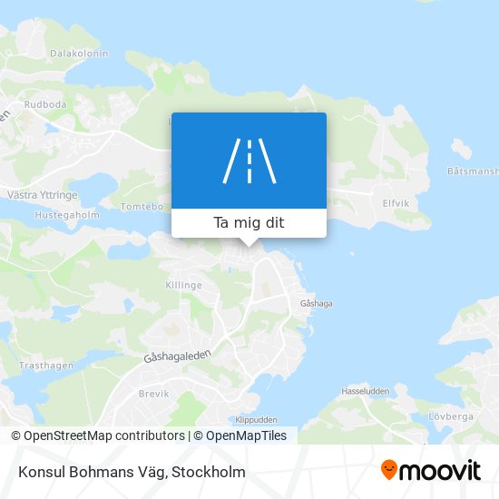 Konsul Bohmans Väg karta