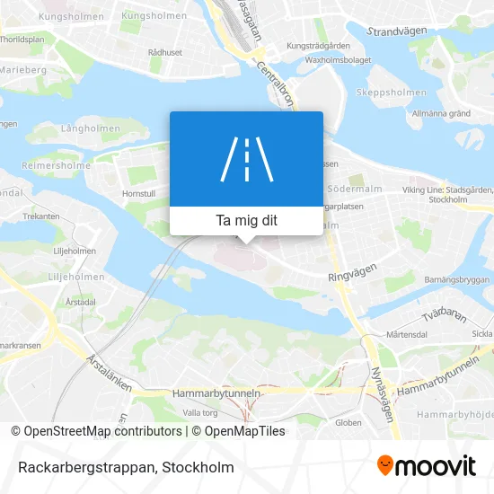 Rackarbergstrappan karta