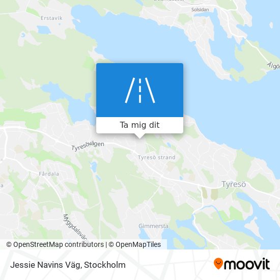 Jessie Navins Väg karta