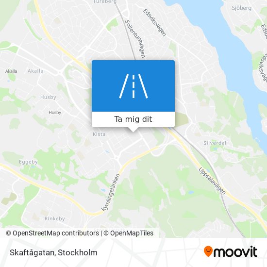 Skaftågatan karta