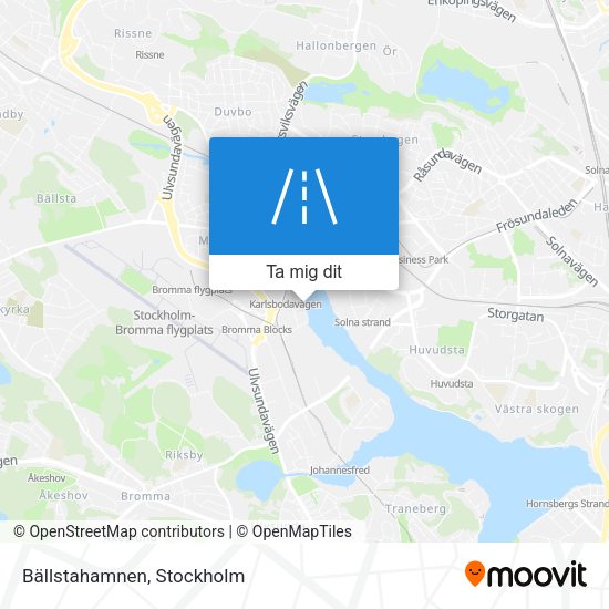 Bällstahamnen karta