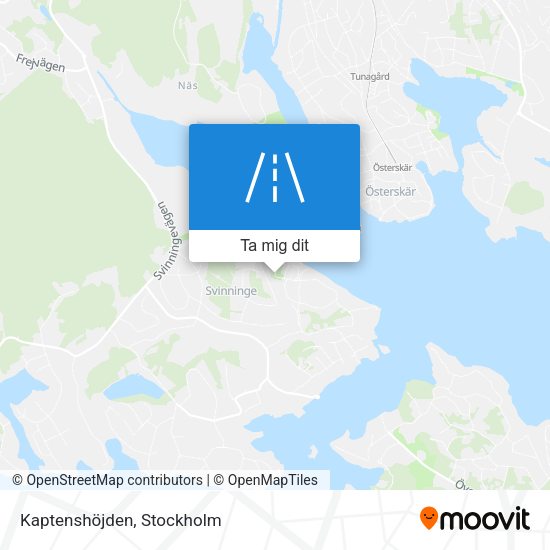 Kaptenshöjden karta