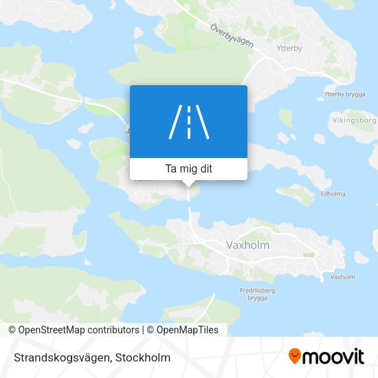 Strandskogsvägen karta