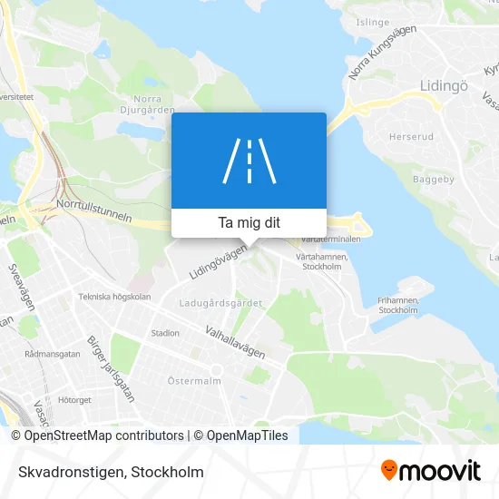 Skvadronstigen karta