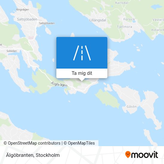 Älgöbranten karta
