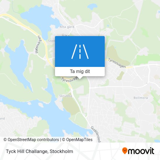 Tyck Hill Challange karta