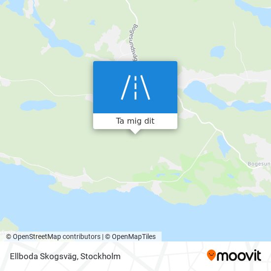 Ellboda Skogsväg karta