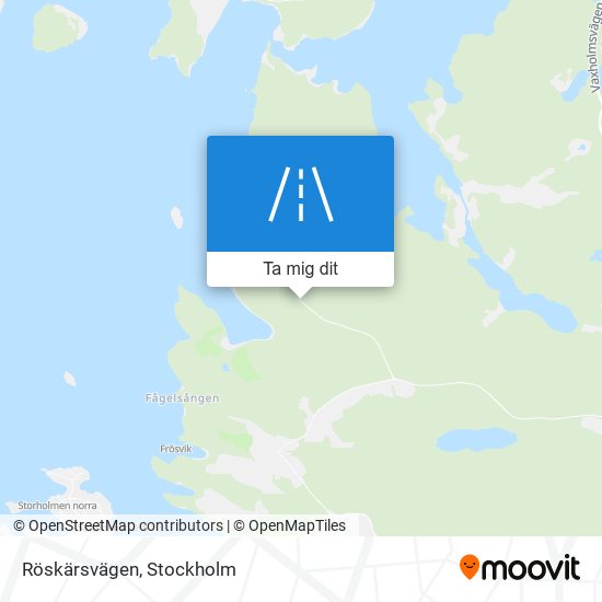 Röskärsvägen karta