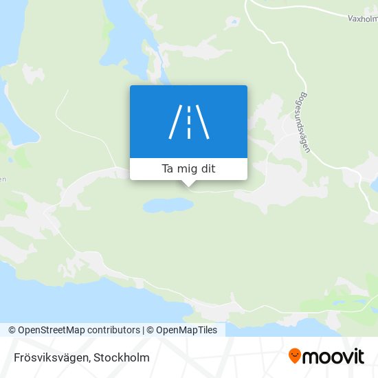 Frösviksvägen karta