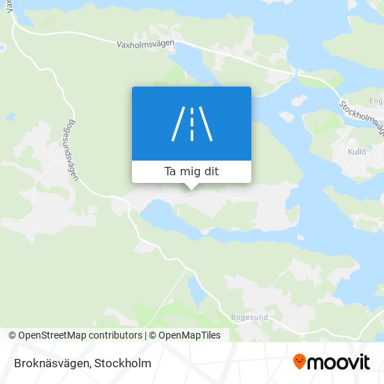 Broknäsvägen karta