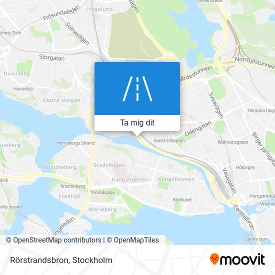 Rörstrandsbron karta