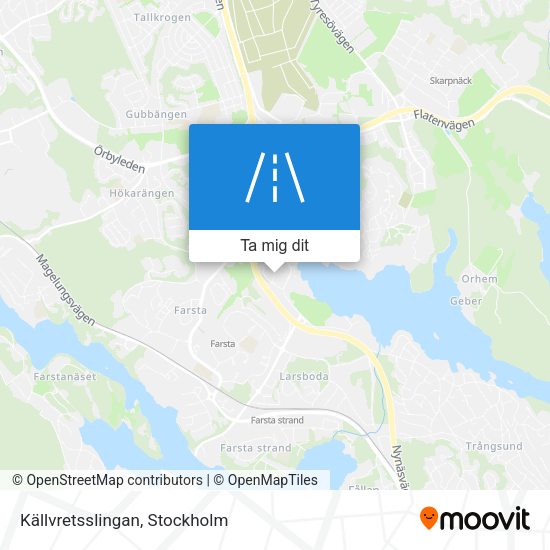 Källvretsslingan karta