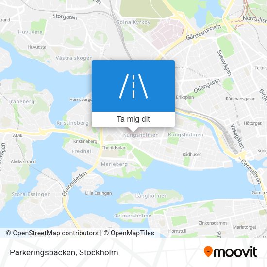 Parkeringsbacken karta