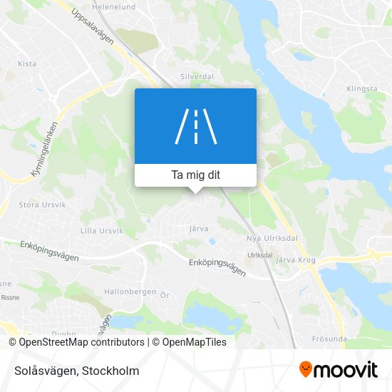 Solåsvägen karta