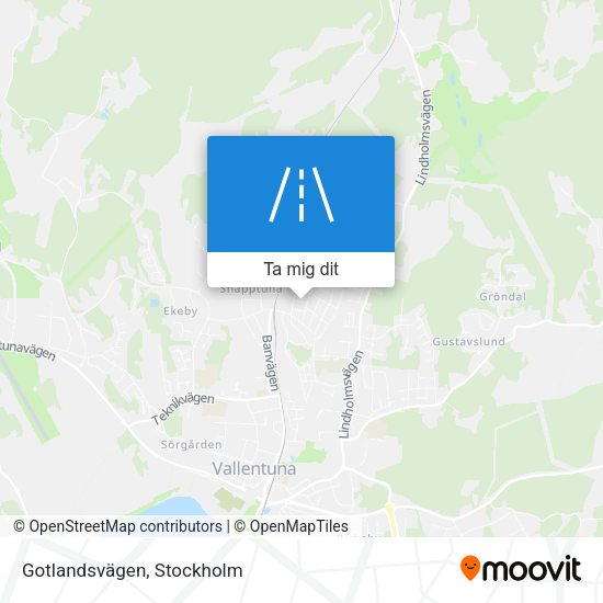 Gotlandsvägen karta