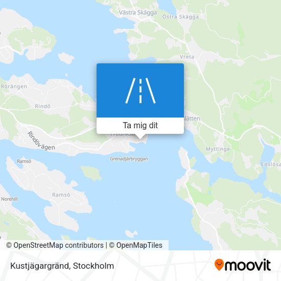 Kustjägargränd karta
