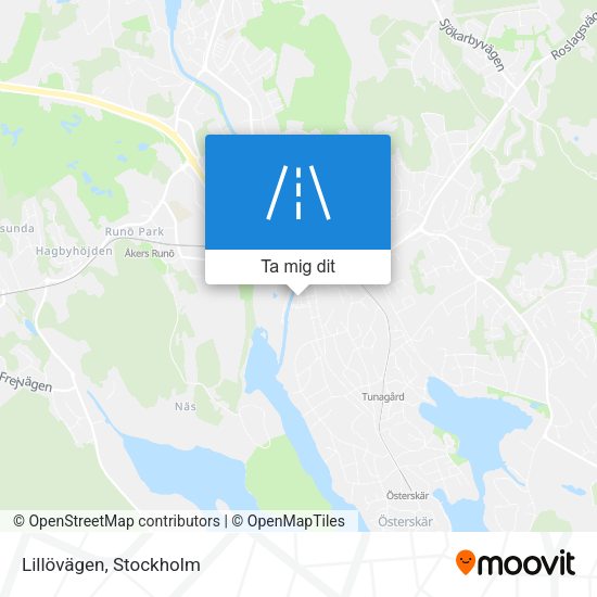 Lillövägen karta