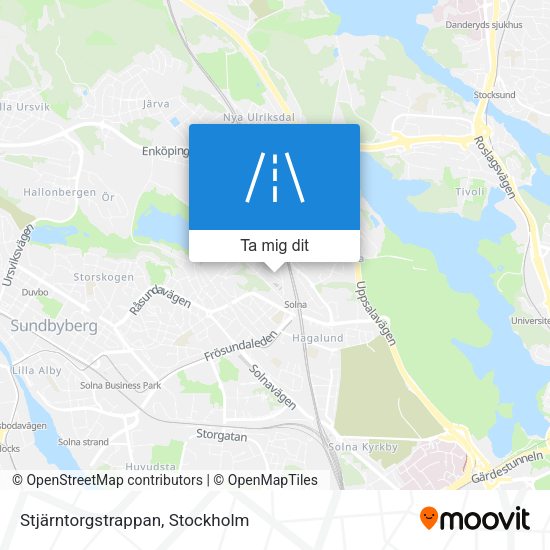 Stjärntorgstrappan karta