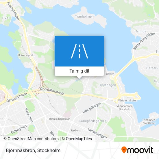 Björnnäsbron karta