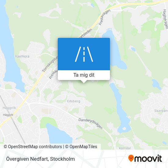 Övergiven Nedfart karta