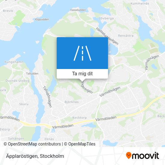 Äpplaröstigen karta