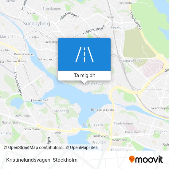 Kristinelundsvägen karta