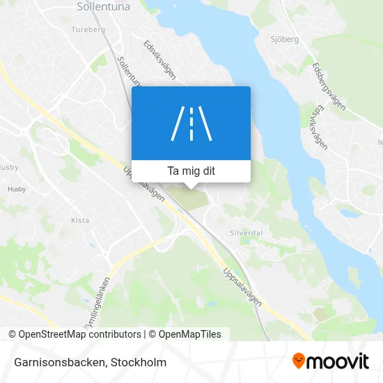 Garnisonsbacken karta