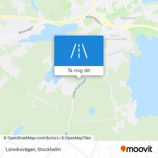 Lönviksvägen karta