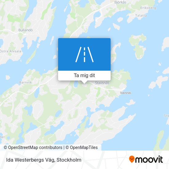 Ida Westerbergs Väg karta
