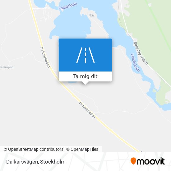 Dalkarsvägen karta