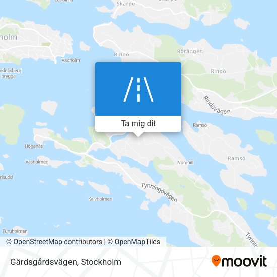 Gärdsgårdsvägen karta