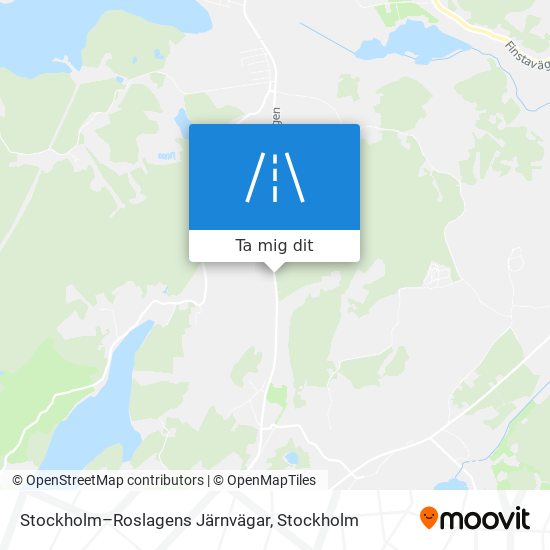 Stockholm–Roslagens Järnvägar karta