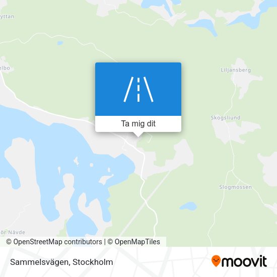 Sammelsvägen karta