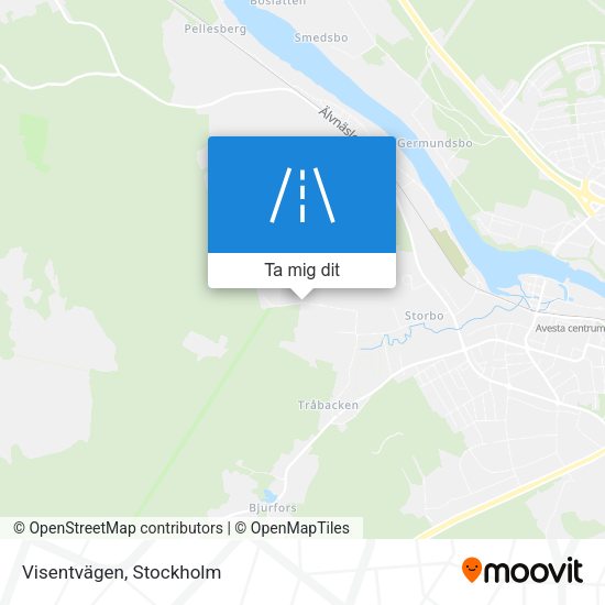 Visentvägen karta