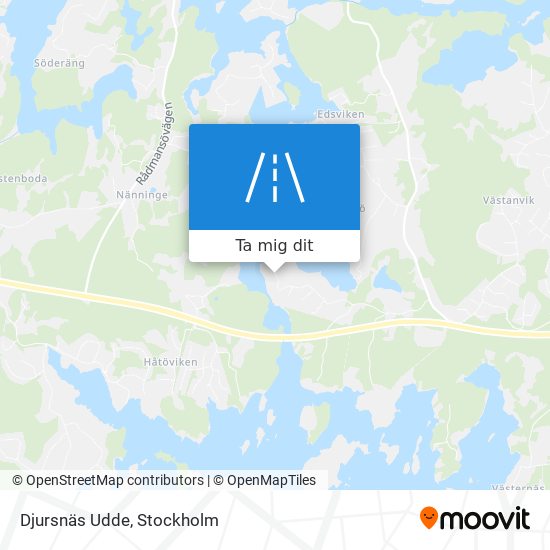 Djursnäs Udde karta